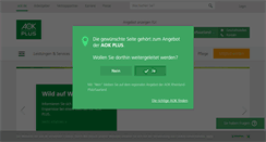 Desktop Screenshot of aokplus-online.de
