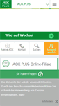 Mobile Screenshot of aokplus-online.de