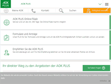Tablet Screenshot of aokplus-online.de
